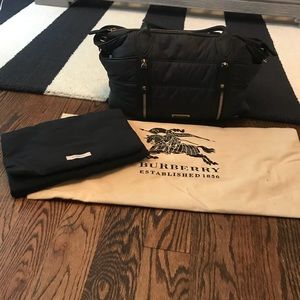 Burberry diaper bag
